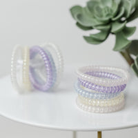 Skinny Lauren Lane Hair Coil Set in Unicorn-Hair Accessories-Lemons and Limes Boutique