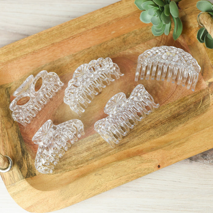 Crystal Hair Clip-Catherine-Lemons and Limes Boutique