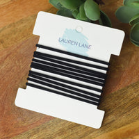 Band-Its Classic Hair Tie Set in Midnight--Lemons and Limes Boutique