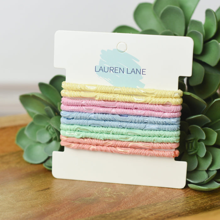 Band-Its Brocade Hair Tie Set in Blooms-Lemons and Limes Boutique