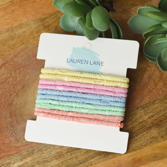 Band-Its Brocade Hair Tie Set in Blooms-Lemons and Limes Boutique