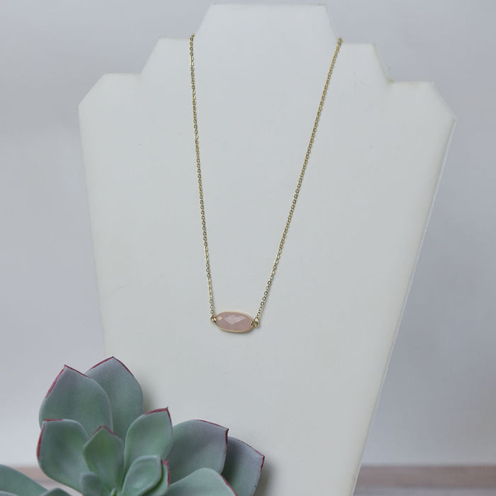 Ava Stone Pendant Necklace