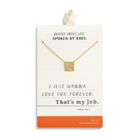 Heart Charm Gold Necklace-Lemons and Limes Boutique