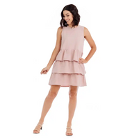 Nicolette Dress in Blush-Lemons and Limes Boutique