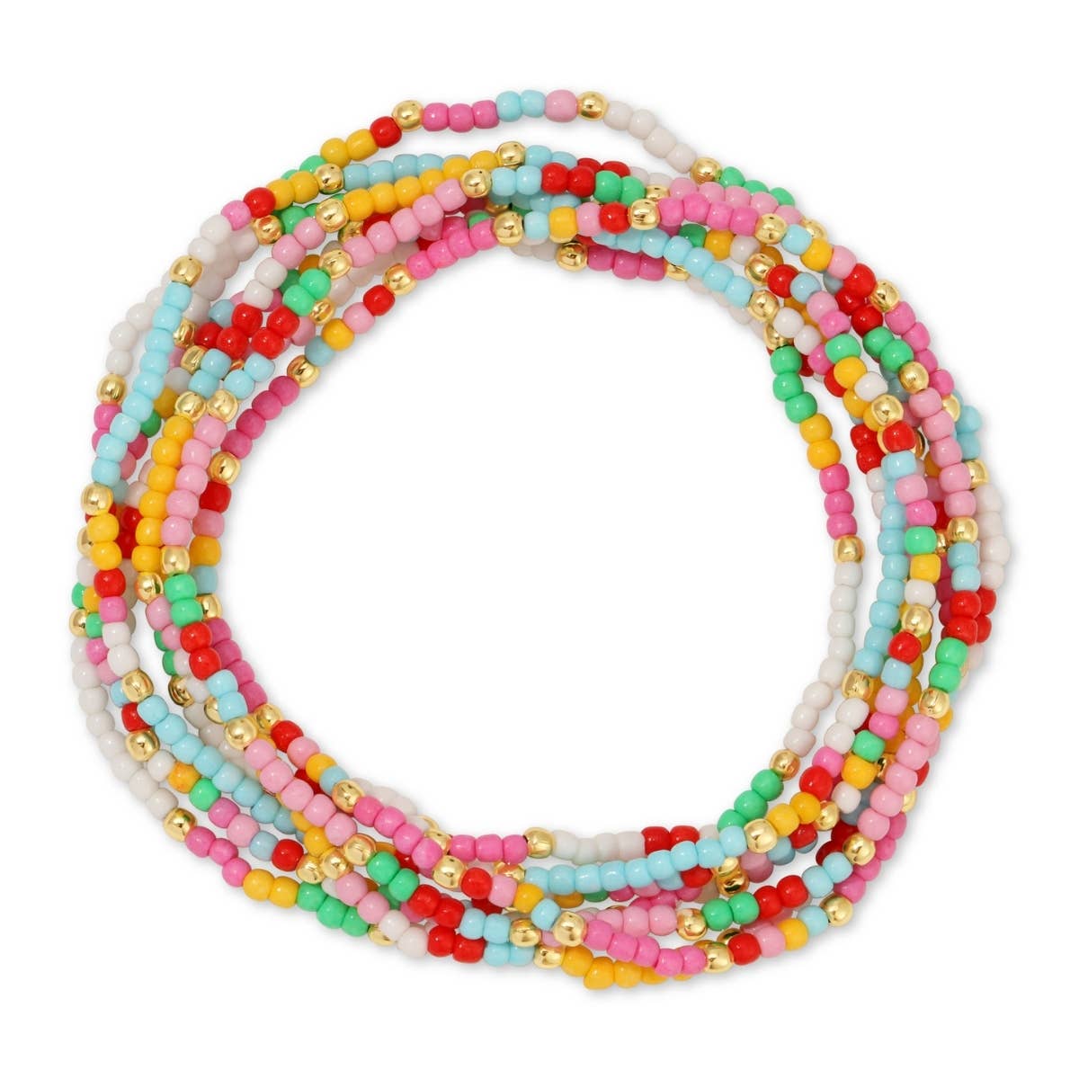 Stretch Seed Bead Bracelets in Assorted Colors