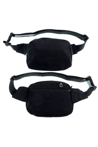 Round Matte Solid Waist Belt Fanny Pack-Lemons and Limes Boutique