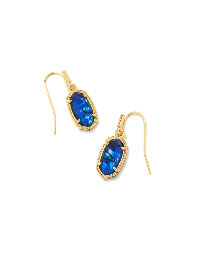 Lee Drop in Gold Navy Abalone by Kendra Scott-Lemons and Limes Boutique