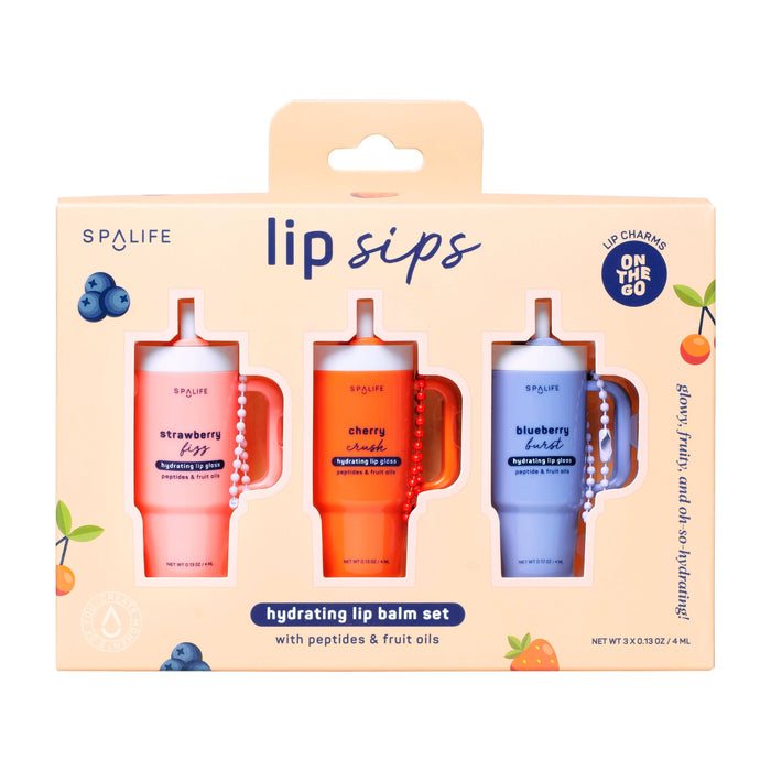 Lip Sips Hydrating Lip Balm Set-Lemons and Limes Boutique