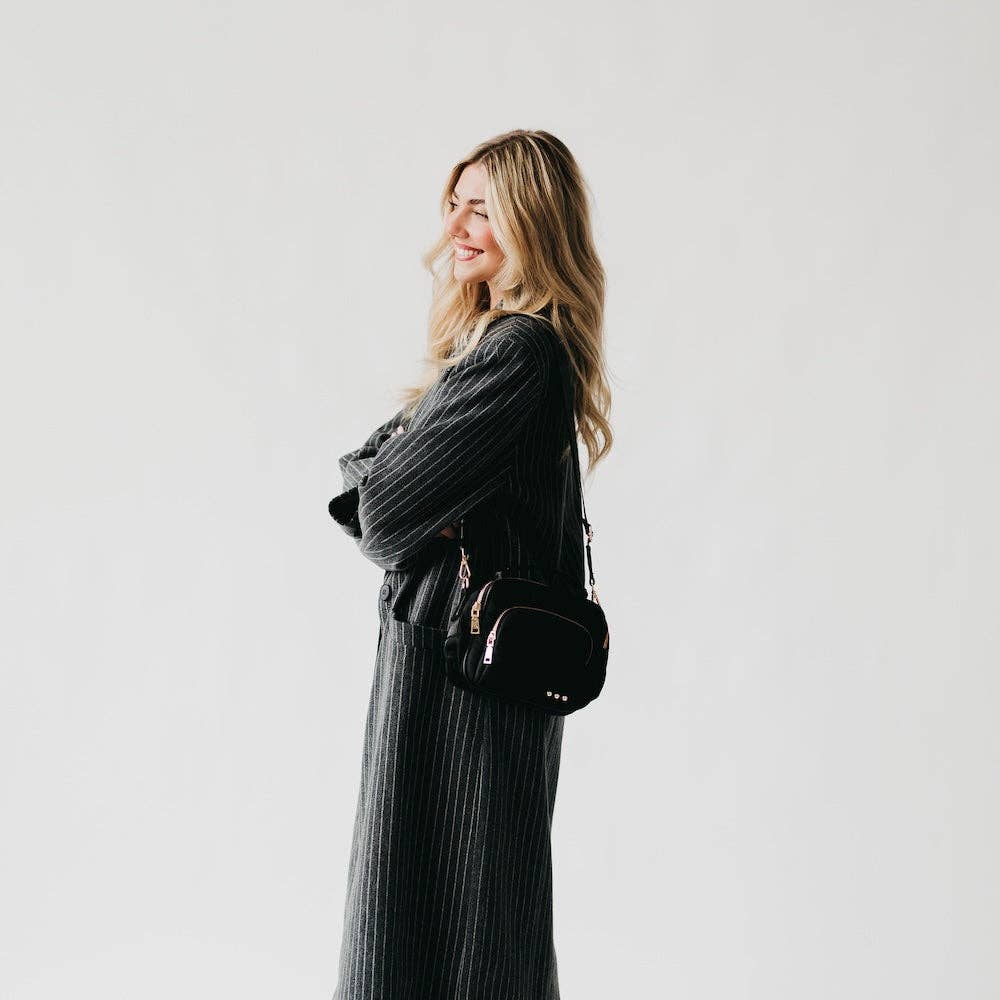 Nisha Nylon Crossbody Bag-Lemons and Limes Boutique