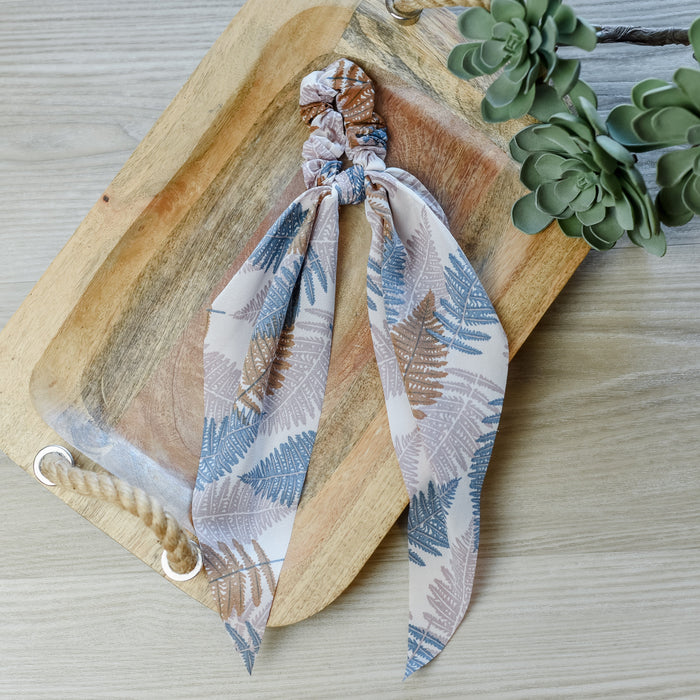 Pink Fern Hair Scarf-Lemons and Limes Boutique