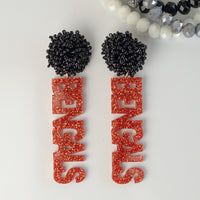 Bengal Drop Acrylic Earrings-Lemons and Limes Boutique