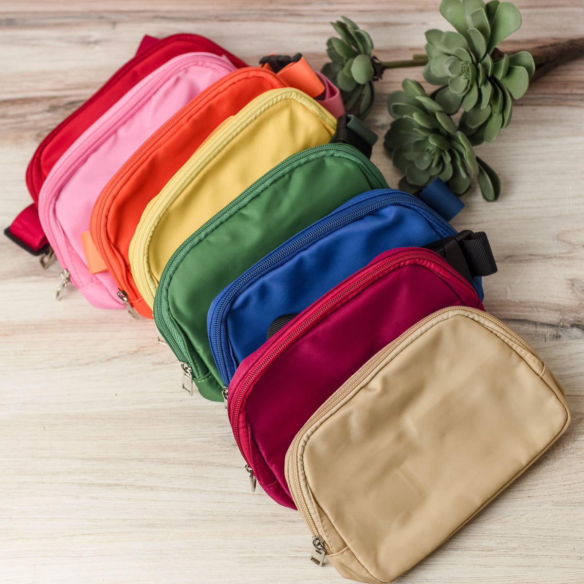 Allie Nylon Sling Bag-Kelly Green-Lemons and Limes Boutique