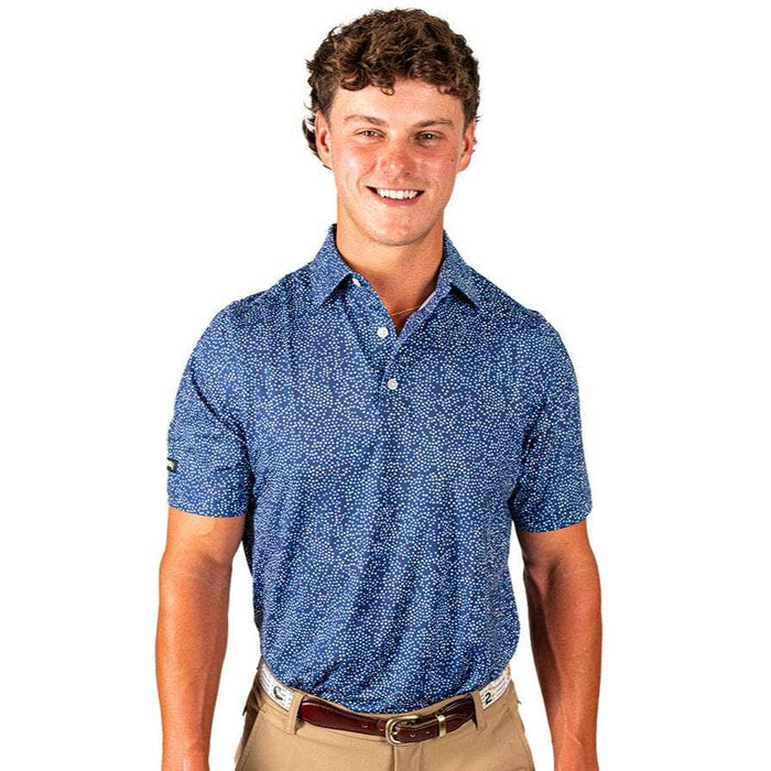 Starry Night Men's Polo by 2Putt-Lemons and Limes Boutique