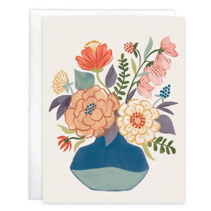 Contemporary Vase Greeting Card
