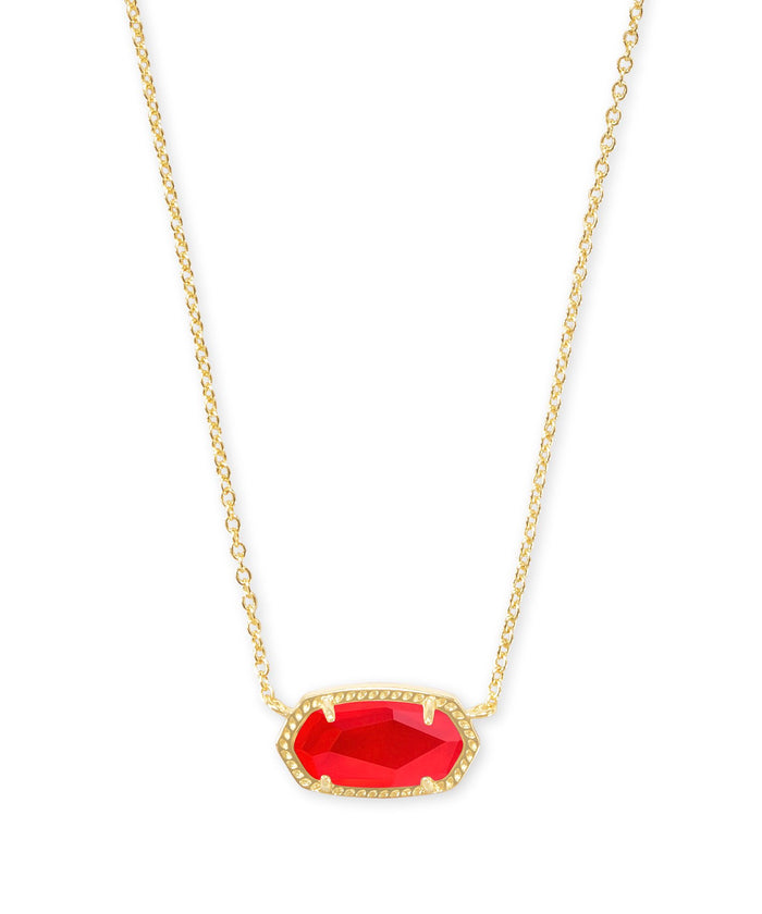 Elisa Pendant in Gold Red Illusion by Kendra Scott--Lemons and Limes Boutique