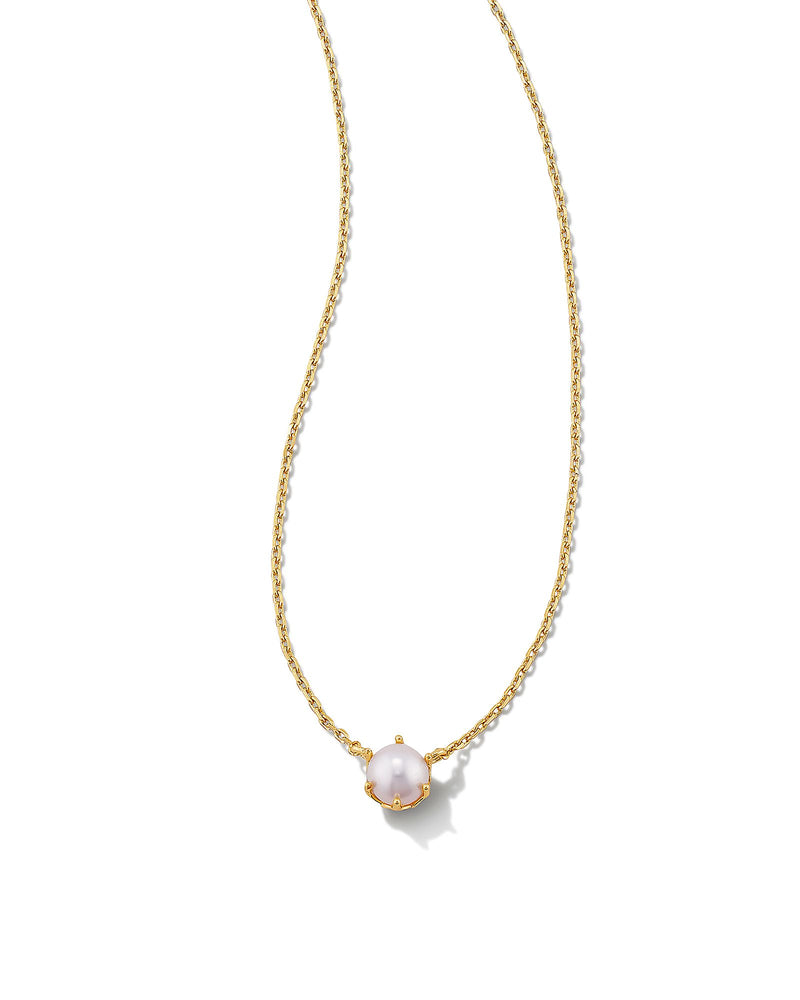 Ashton Pearl Pendant Necklace in Gold-Lemons and Limes Boutique