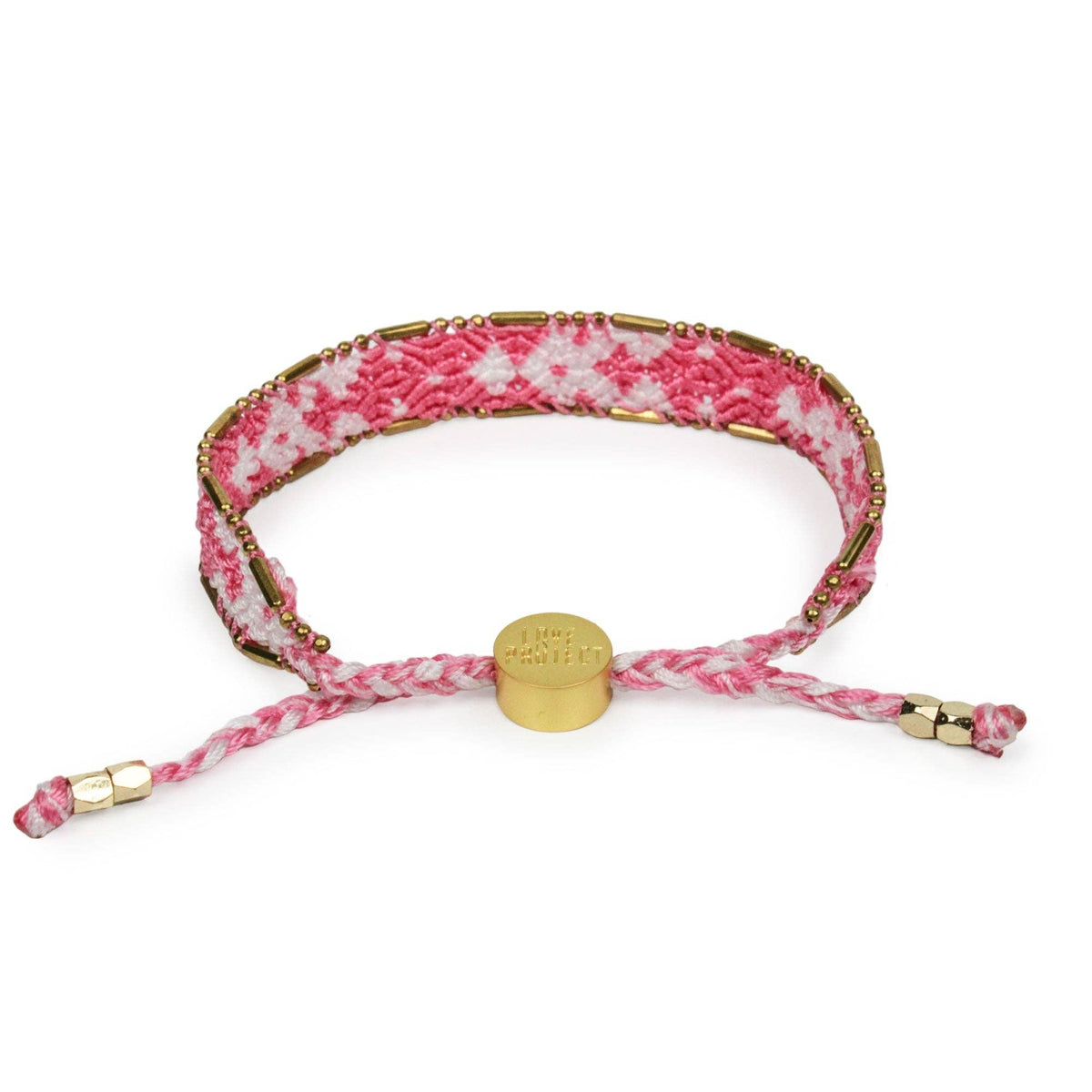 Bali Friendship Bracelet - Pale Pink & White-Lemons and Limes Boutique
