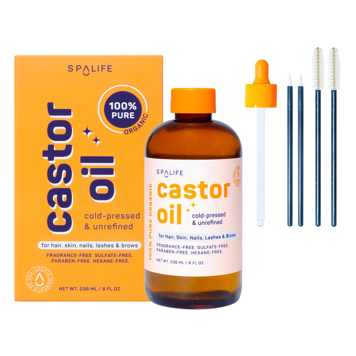 Castor Oil 100% Pure - For Hair, Skin, Nails, Lashes & Brows-Lemons and Limes Boutique