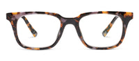 Maddox (Blue Light) Reading Glasses in Gray Botanico by Peepers--Lemons and Limes Boutique