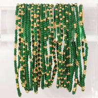 Stretch Seed Bead Solid Game Day Bracelets