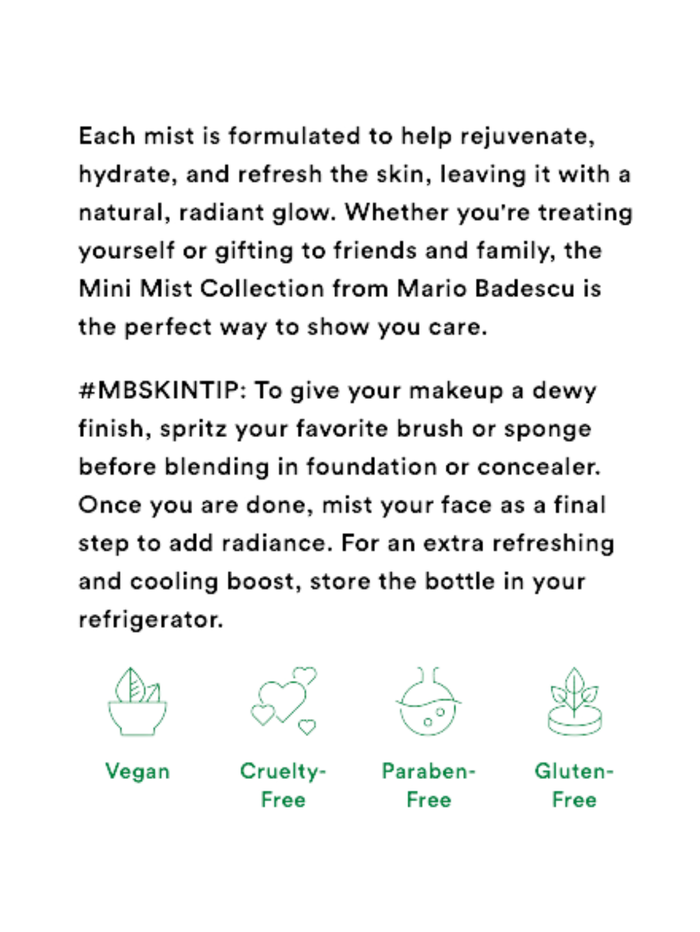 Mario Badescu Facial Spray with Aloe 2oz Mini in Lavender-Lemons and Limes Boutique