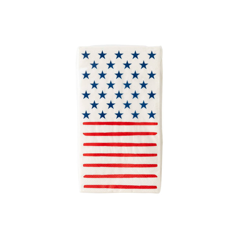 Stars & Stripes Paper Guest Towel Napkin--Lemons and Limes Boutique