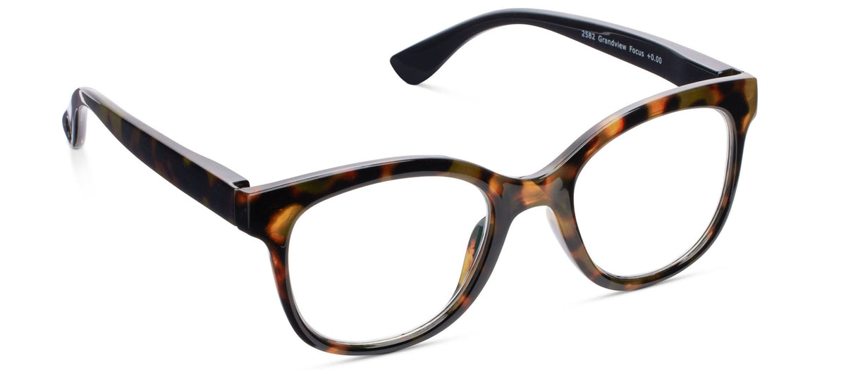 Grandview (Blue Light) Reading Glasses in Tortoise--Lemons and Limes Boutique