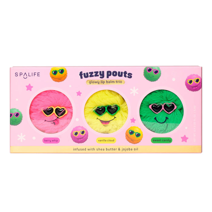Fuzzy Pouts Glow Lip Balm Set-Lemons and Limes Boutique