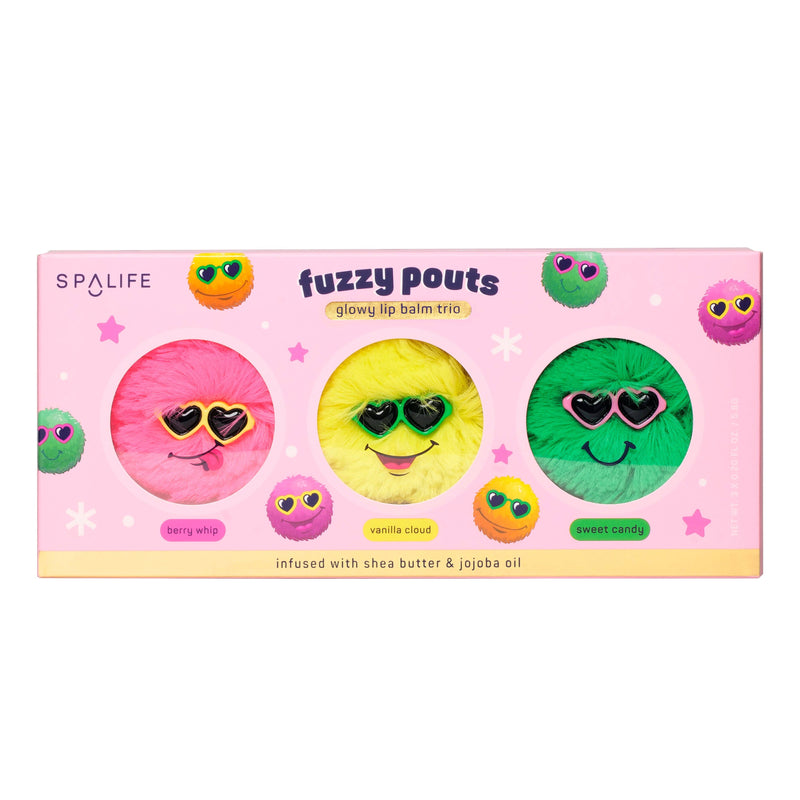 Fuzzy Pouts Glow Lip Balm Set-Lemons and Limes Boutique