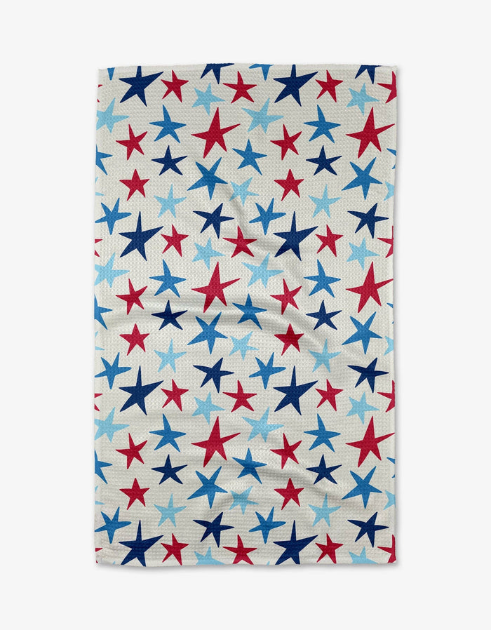 Seeing Stars Tea Towel by Geometry-Lemons and Limes Boutique