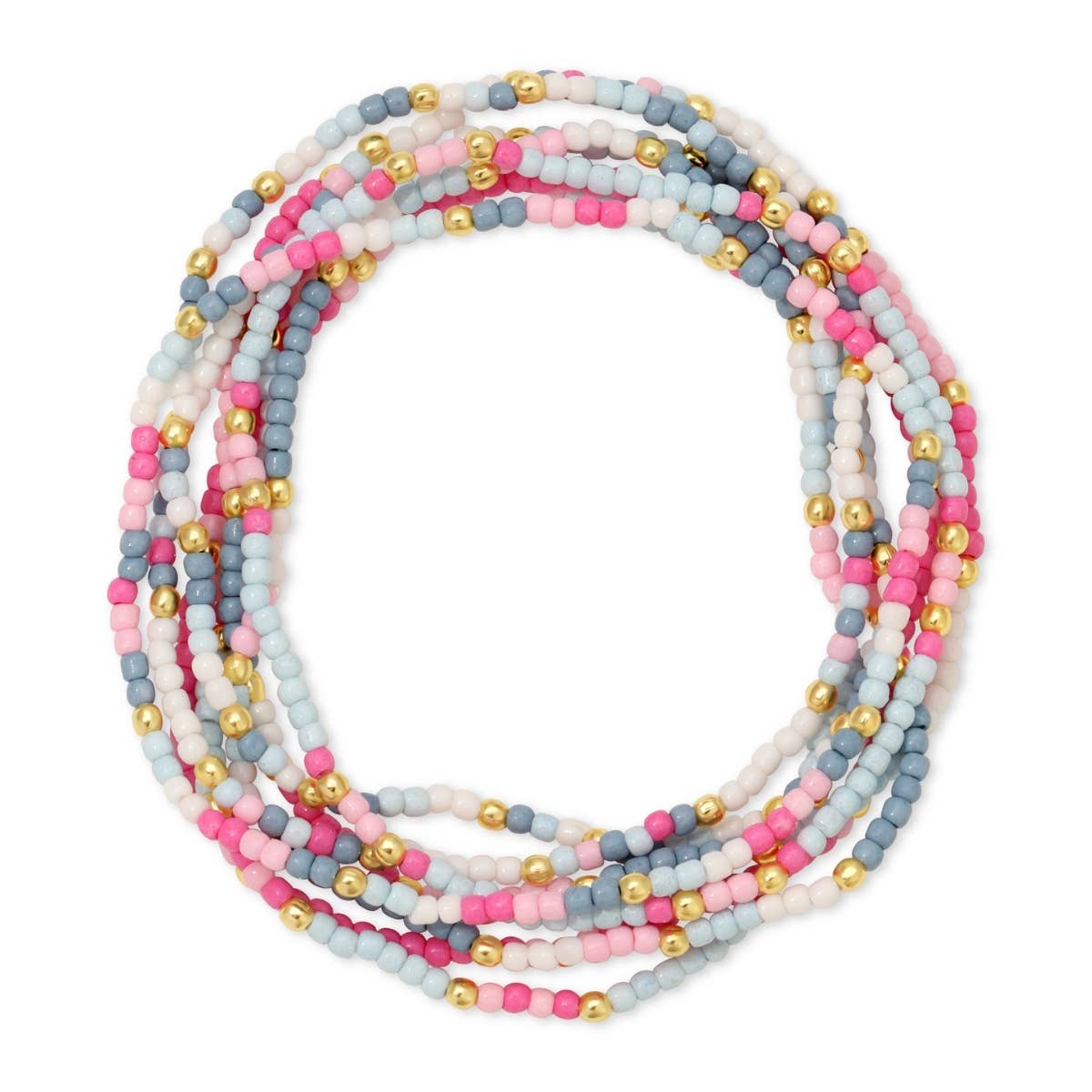 Stretch Seed Bead Bracelets in Assorted Colors