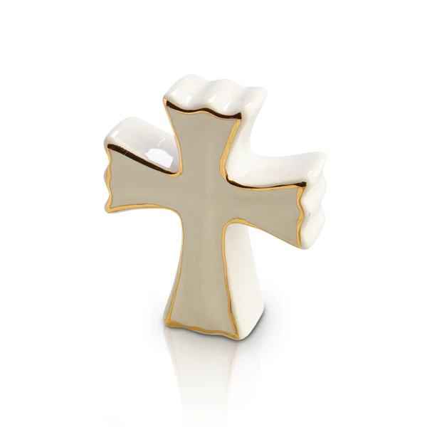 White Cross Mini by Nora Fleming--Lemons and Limes Boutique