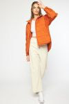 Quilted Jacket in Orange-Lemons and Limes Boutique