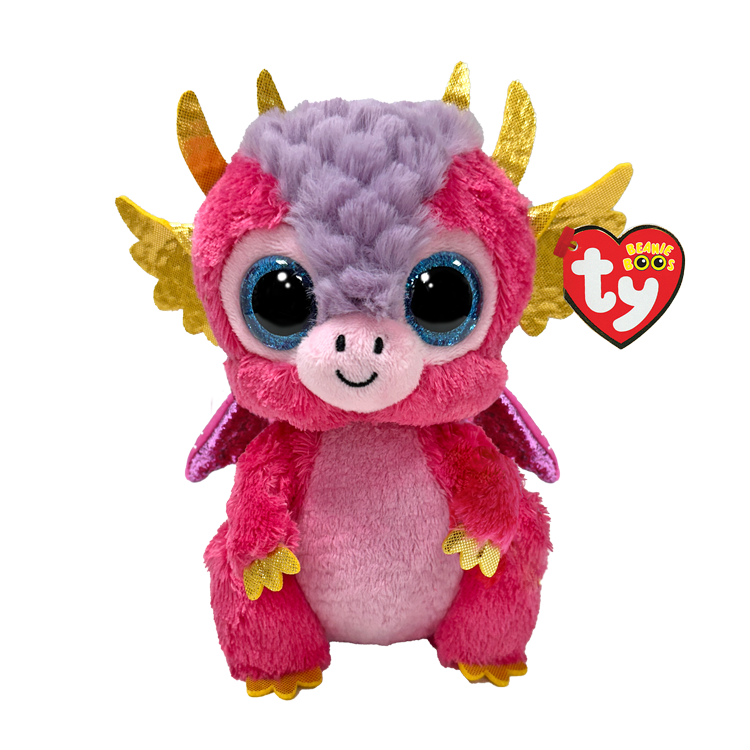 Mia the Pink Dragon by TY-Lemons and Limes Boutique