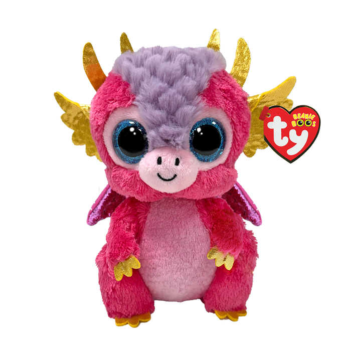 Mia the Pink Dragon by TY-Lemons and Limes Boutique