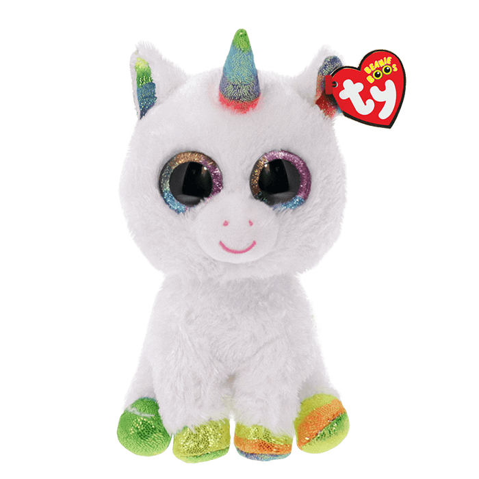 Pixy the White Unicorn by TY-Lemons and Limes Boutique