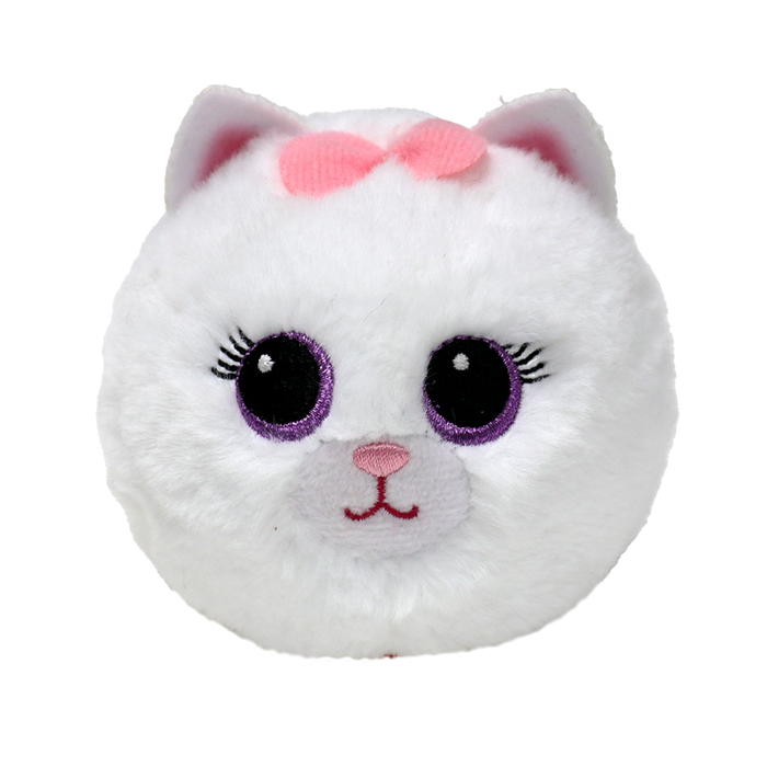 Purdy the White Cat Bouncer by TY-Lemons and Limes Boutique