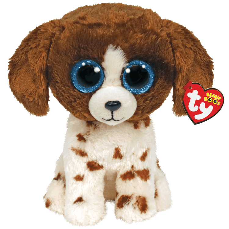 Muddles the Brown and White Dog by TY-Lemons and Limes Boutique