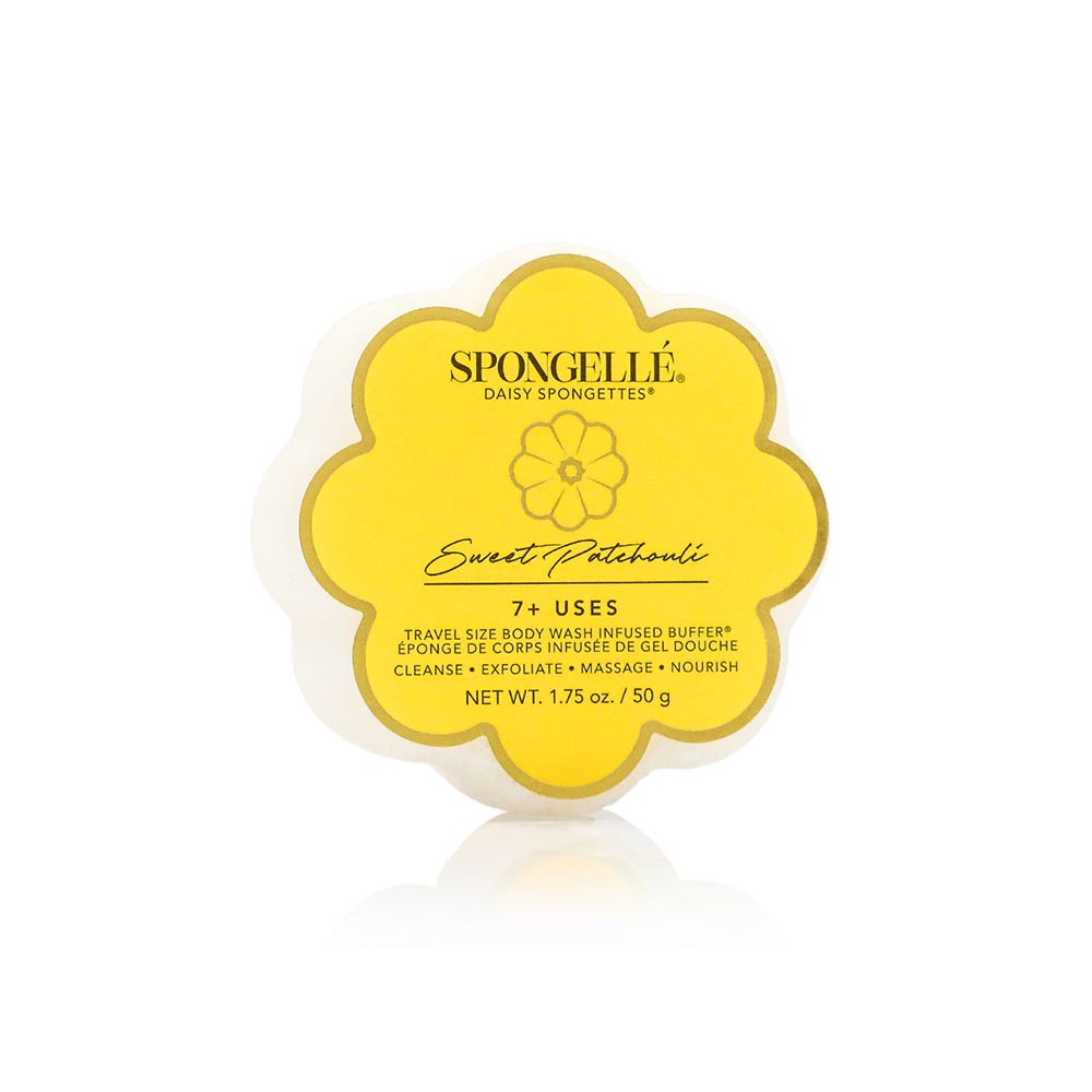 Sweet Patchouli | Daisy Spongette-Body Wash Infused Buffer-Lemons and Limes Boutique