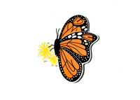 Monarch Big Attachment by Happy Everything-Lemons and Limes Boutique