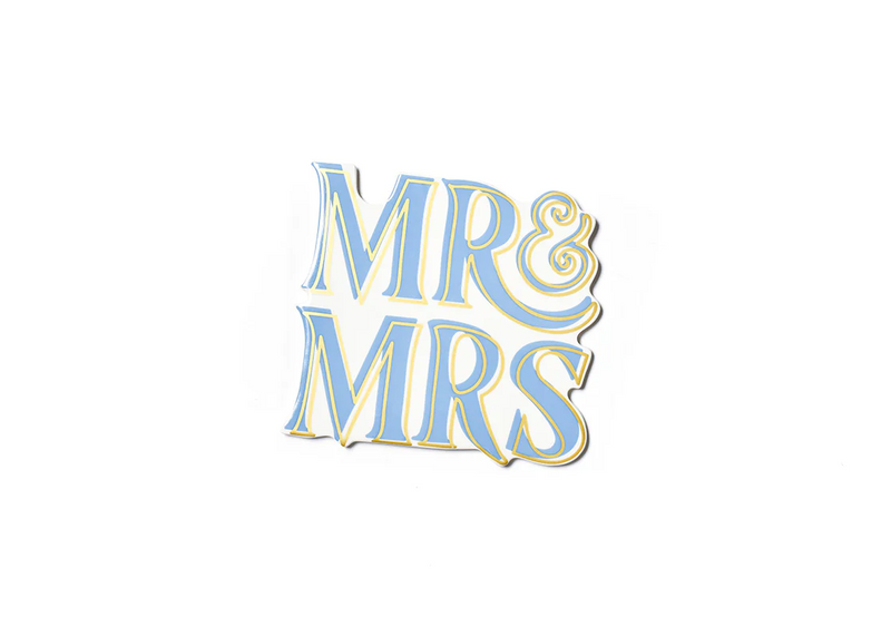 Mr. & Mrs. Big Attachment in Blue by Happy Everything--Lemons and Limes Boutique