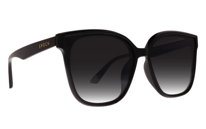 Audrey Charade Sunglasses in Gloss Black Frames by Epoch Eyewear--Lemons and Limes Boutique