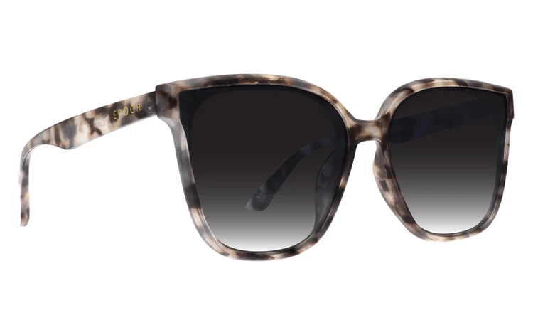 Audrey Holiday Sunglasses in Gloss Gray Demi Frame by Epoch Eyewear-Lemons and Limes Boutique