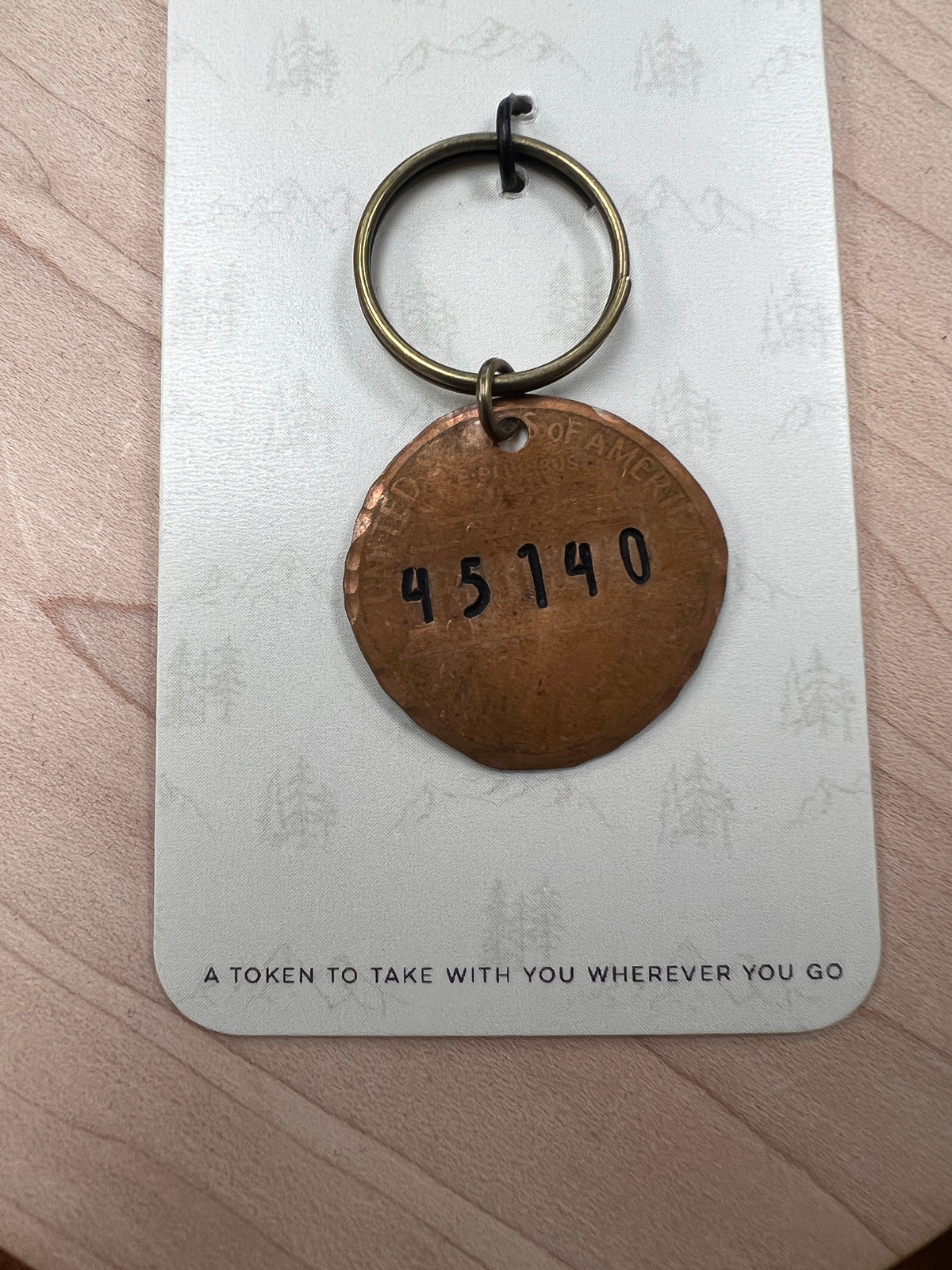 45140 Vintage Penny Keychain--Lemons and Limes Boutique