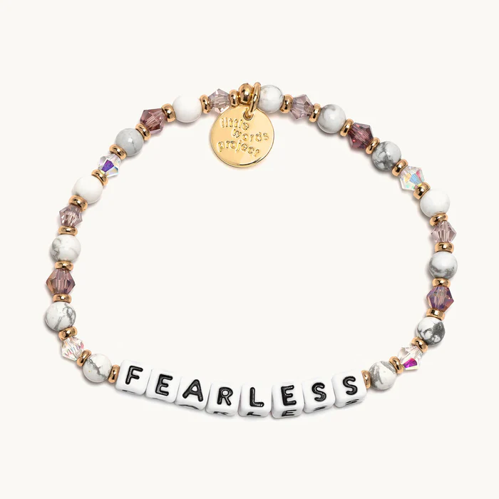 Fearless Bracelet in Amethyst Dreams by Little Words Project--Lemons and Limes Boutique