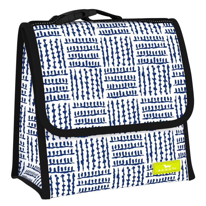Lunch Date Lunch Box in Blueprint Scout Bags--Lemons and Limes Boutique