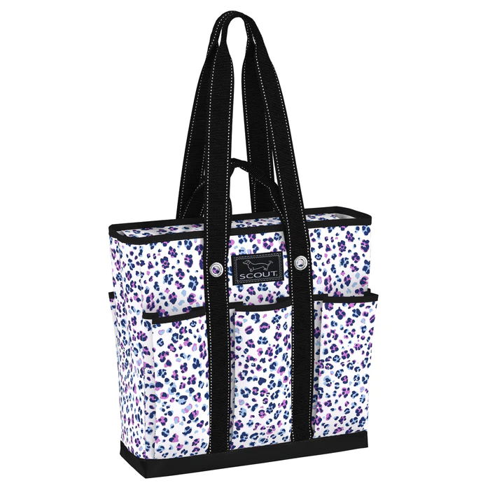 Pocket Rocket Tote Bag in Moves Like Jaguar Scout Bags-Lemons and Limes Boutique