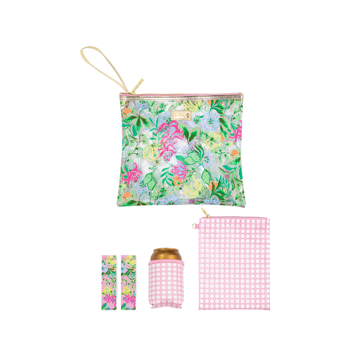 Beach Day Pouch in Via Amore Spritzer by Lilly Pulitzer--Lemons and Limes Boutique