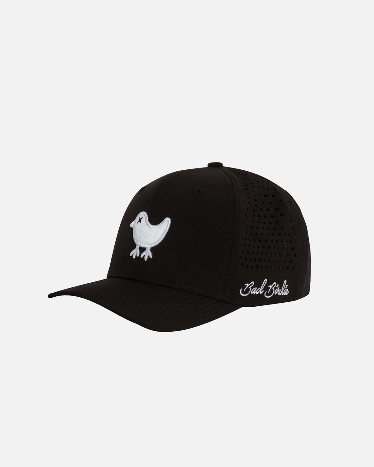 Birdie Snapback Hat in Black