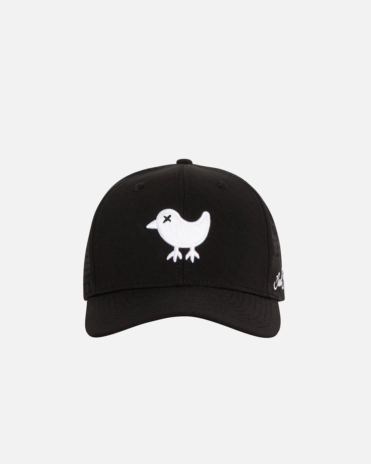 Birdie Snapback Hat in Black